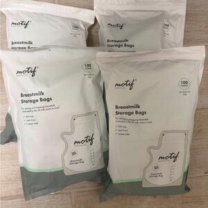 Breastmilk Storage Bags - motif